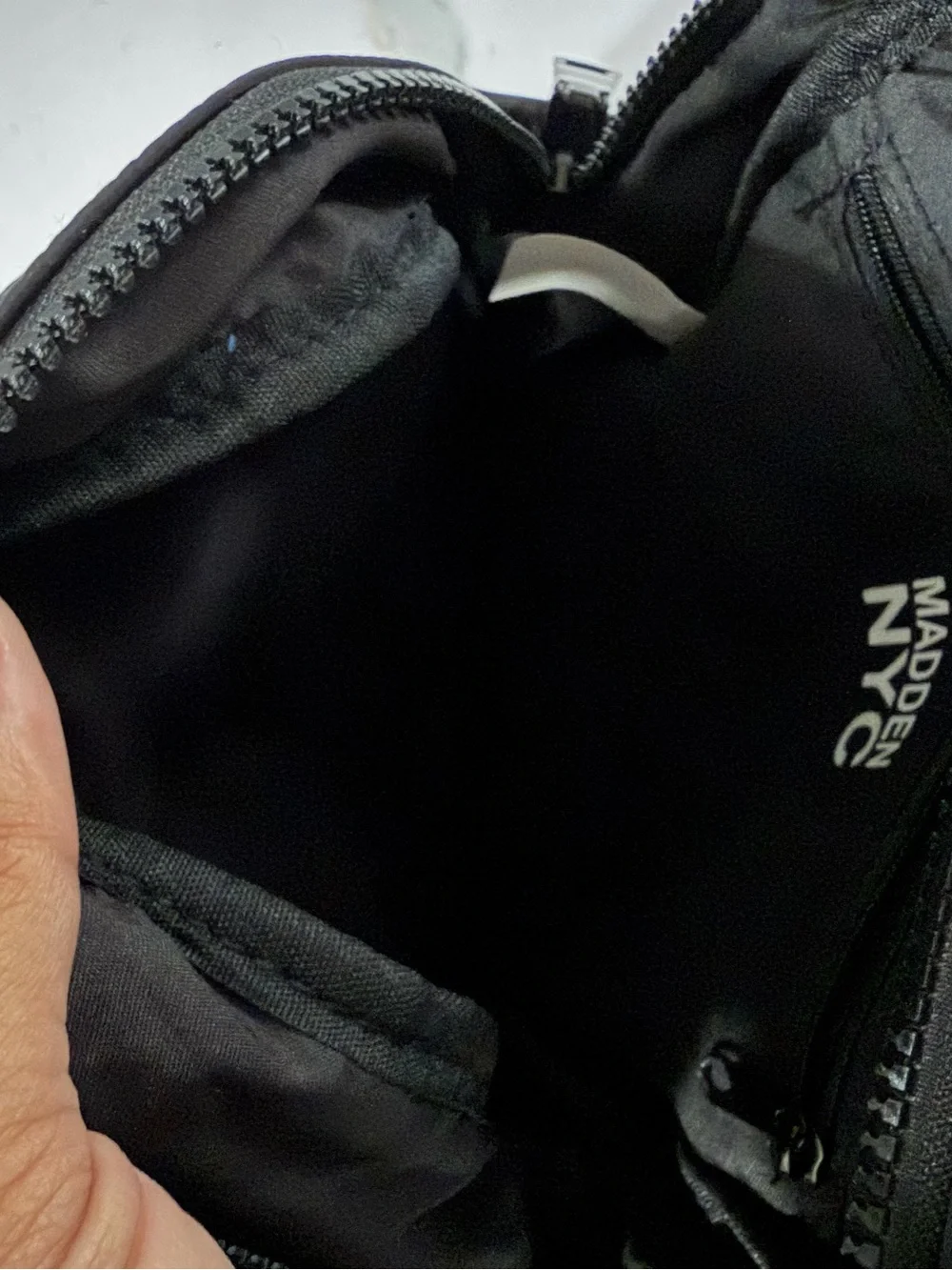 Madden NYC mini black backpack
